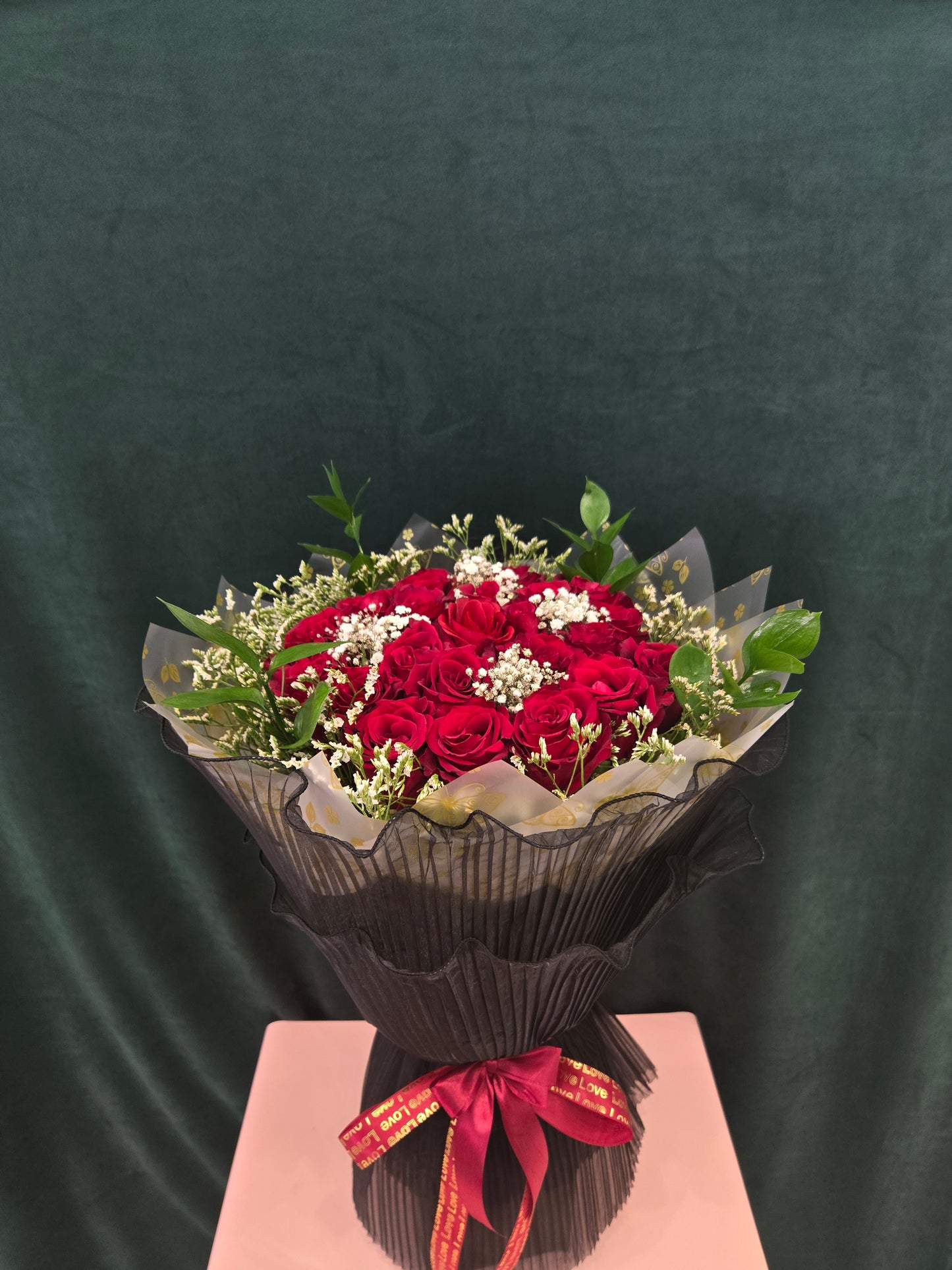 Red rose bouquet