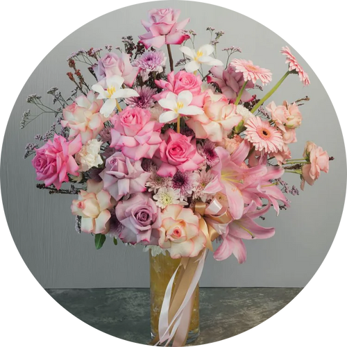 Glass Vase Flower Arrangements